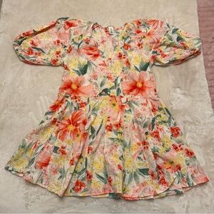 H&M Multicolor Floral Dress Sundress Sun dress Medium